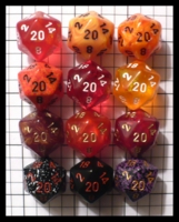 Dice : Dice - 20D - ZZ Group Misc Chessex 7 Class Photo - FA collection buy Dec 2010